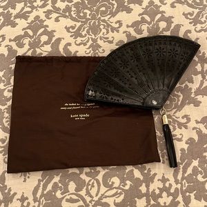 Kate Spade Hello Tokyo Shanghai Milan Fan Clutch